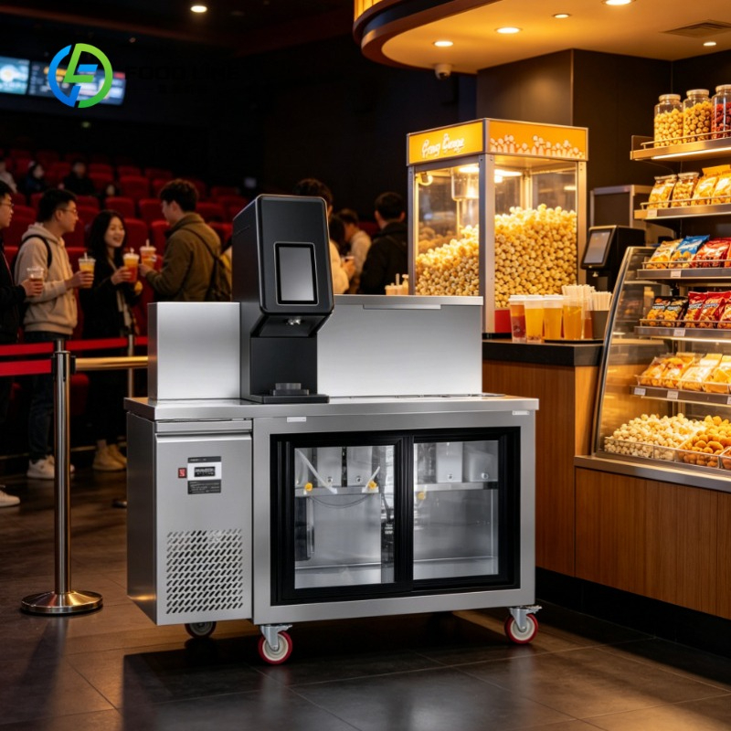 Coffee Equipment Store - Maßgefertigte Automatische Milchtee-Zubereitungsanlage, Kundenspezifischer Bartisch-Komplettsatz Boba-Maschine