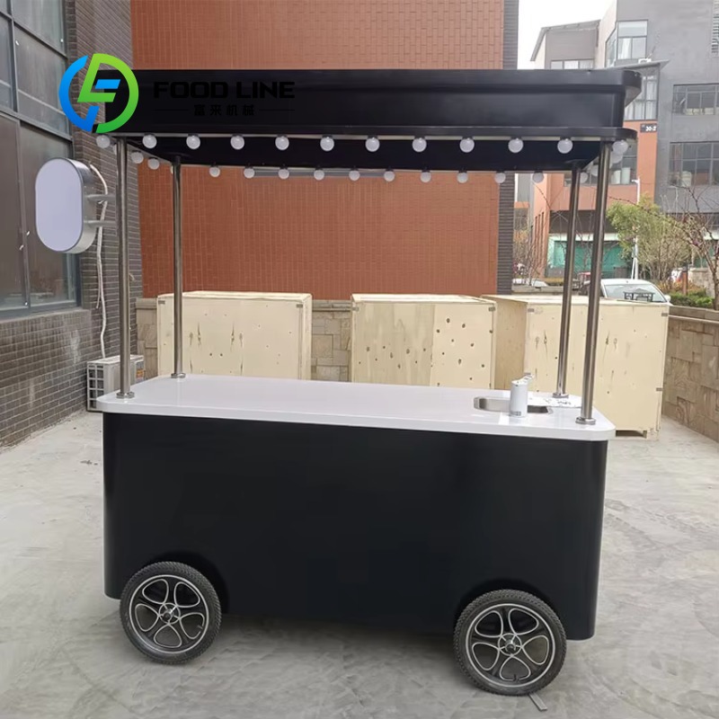 Coffee Equipment For Business - Maßgefertigter Handwagen für Kaffee und Eiscreme,