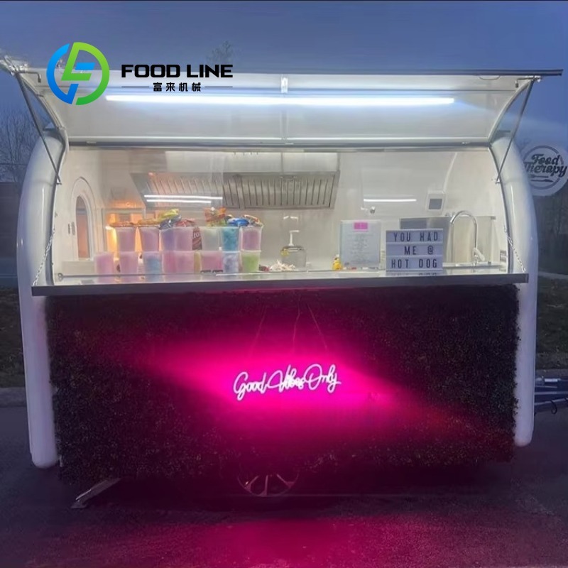Coffee Equipment For Business - Maßgeschneiderter, voll ausgestatteter mobiler Food-Truck-Anhänger mit