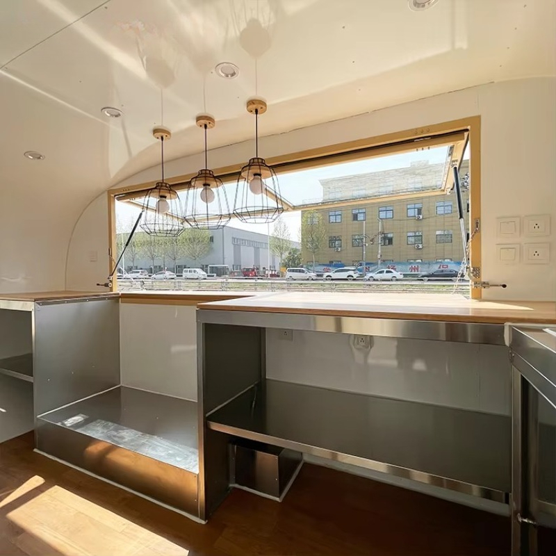 Coffee Equipment For Business - Voll ausgestatteter mobiler Imbisswagen, praktischer Catering-