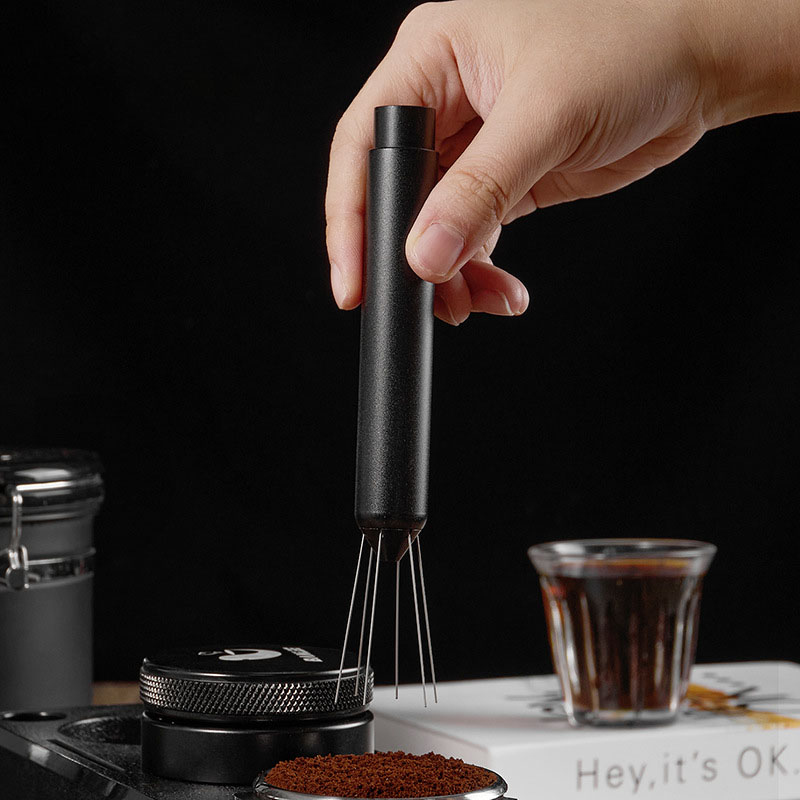 Coffee Distribution Tool - Einziehbare WDT-Rührnadel für Kaffeepulver, Espresso-Verteilungswerkzeug, Tamper