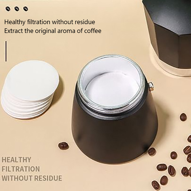 Coffee Equipment For Home - 100 Stück rundes Kaffeefilter papier 56mm