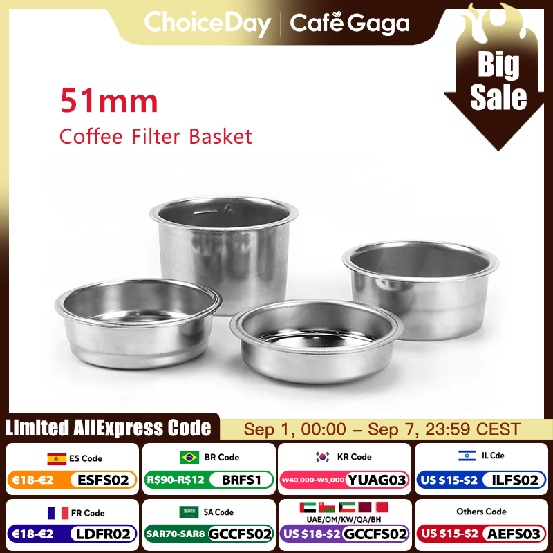 Coffee Equipment Espresso - 51mm Kaffee Filter Korb Für Delonghi