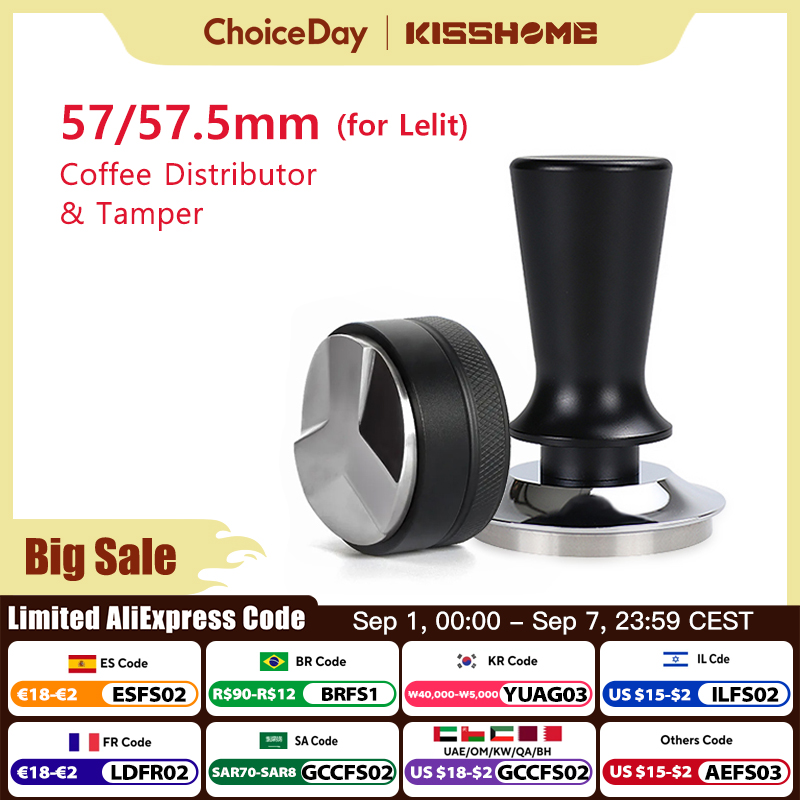 Coffee Equipment Kit - Kaffee Tamper 57mm 57,5mm Konstante Druck