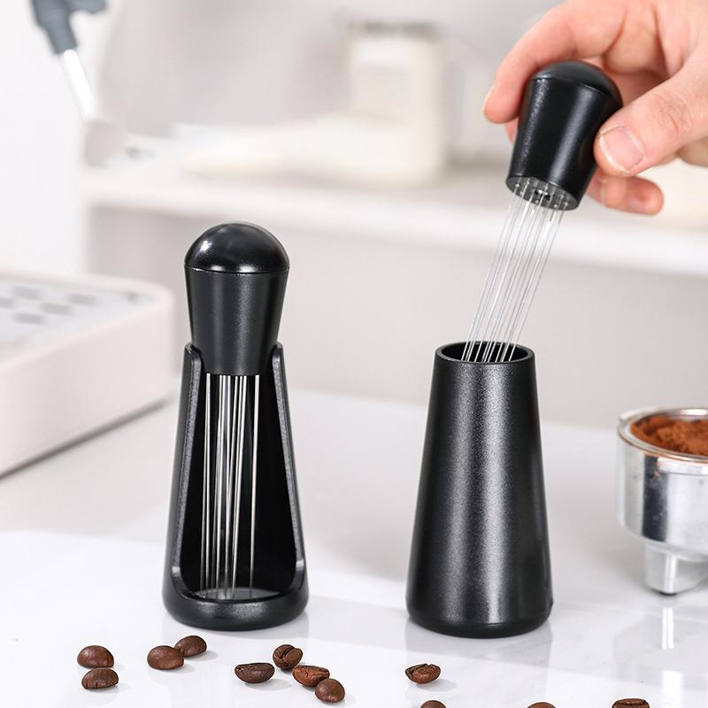 Coffee Distribution Tool - Neues Espresso-Kaffeerührwerkzeug, Kaffeepulver-Rührer, Nadelverteiler, Barista-Handverteilungswerkzeug