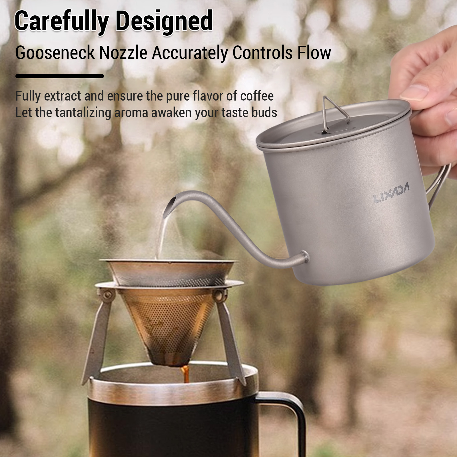 Lixada 400ml Titan Kaffee über – Coffee Equipment Pour Over Bewertung und Preis