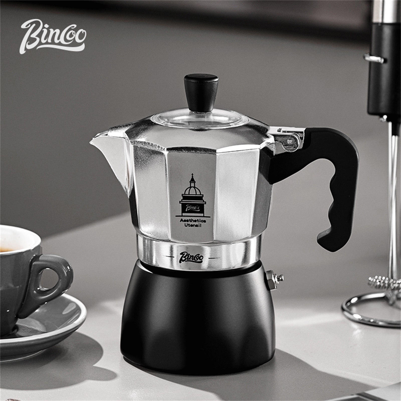 BINCOO Doppelventil-Moka-Topf, – Coffee Equipment For Home Bewertung und Preis