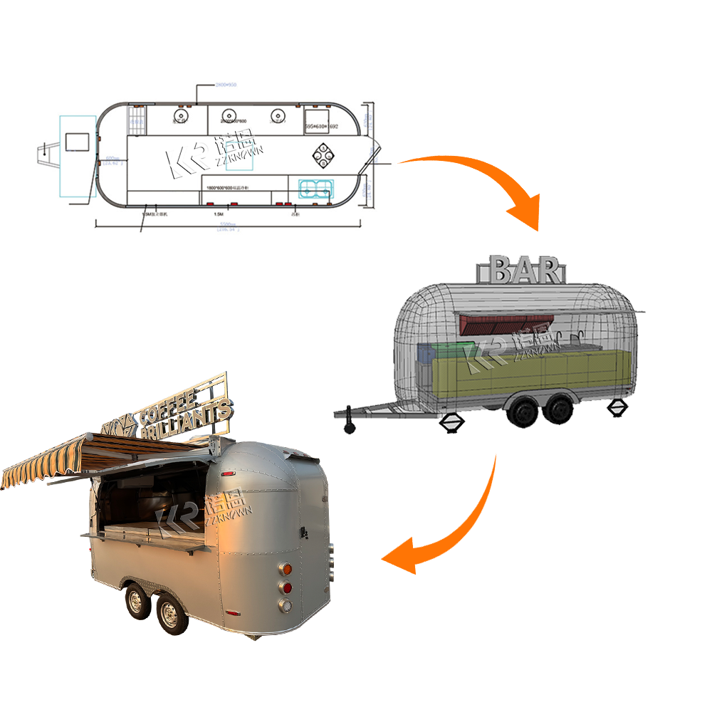 2026 Neues Design Mobiler Imbi – Coffee Shop Equipment Bewertung und Preis
