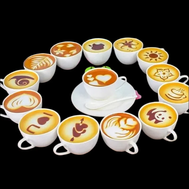 16 Teile/satz Kaffee Form Latt – Coffee Shop Equipment Bewertung und Preis