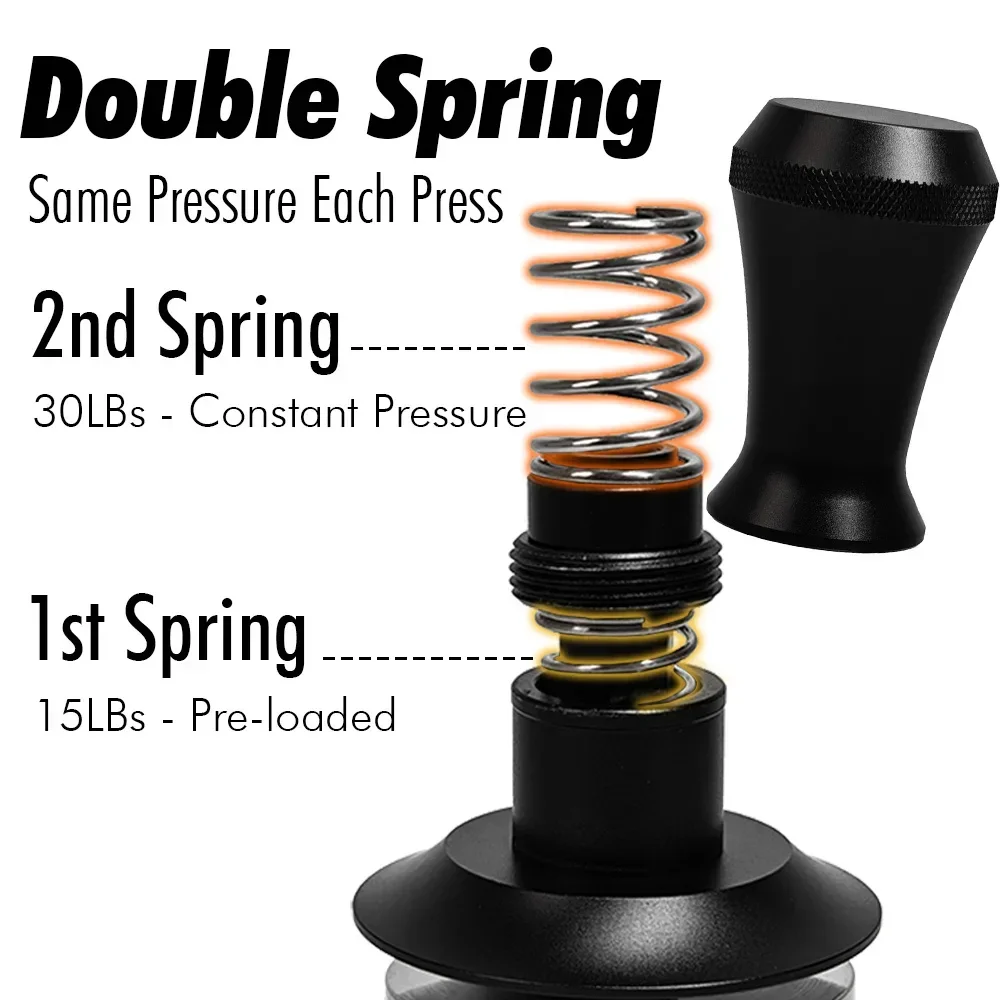 Kaffee Tamper 51mm Doppel Früh – Coffee Equipment Kit Bewertung und Preis